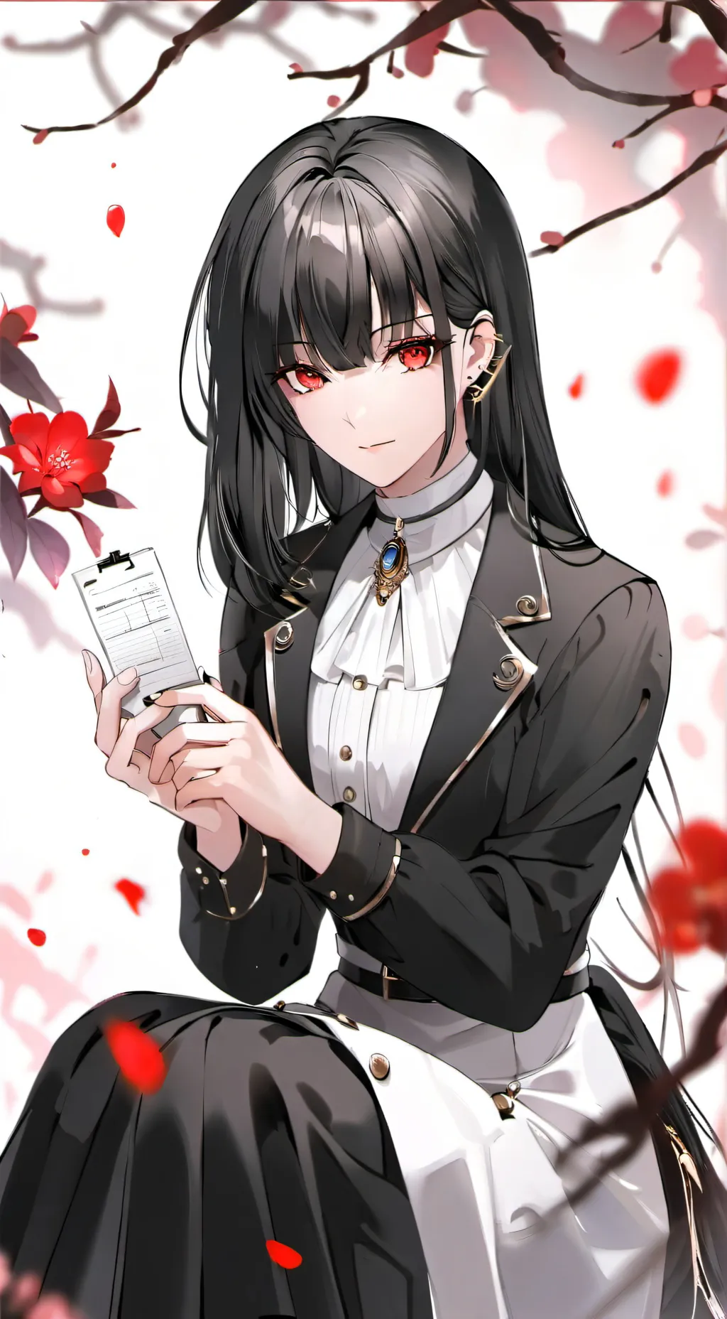 ai character: Aria Kurai Himura background