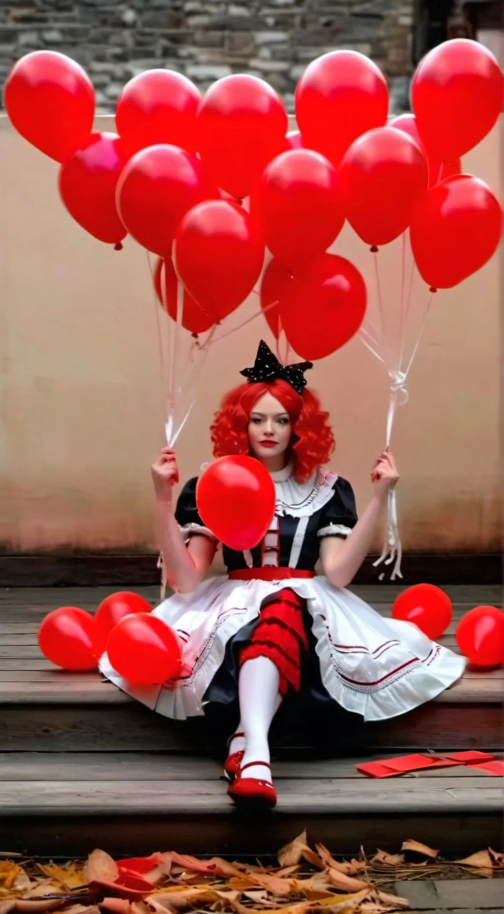 ai character: Pennywise female background