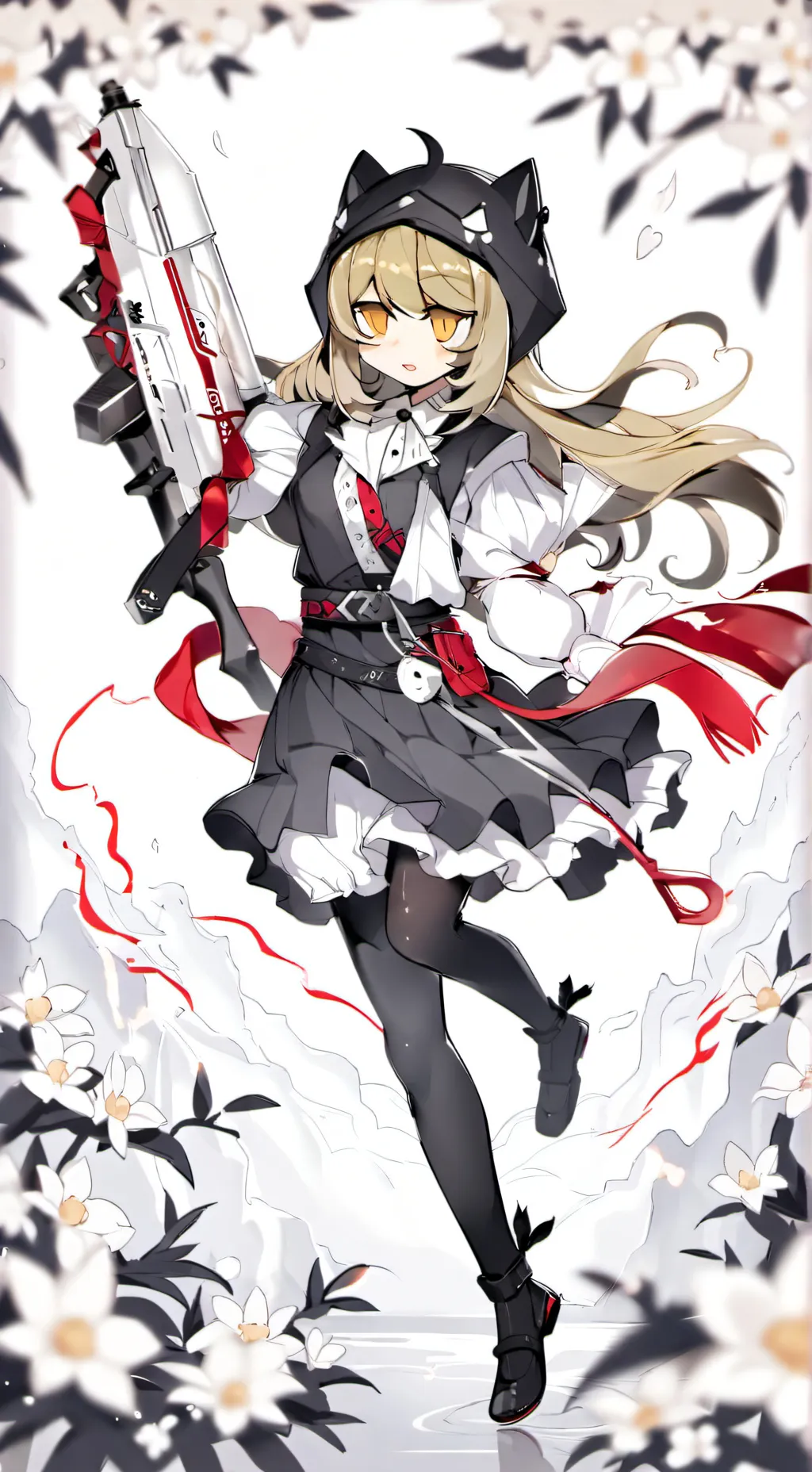 ai character: N murder drones background