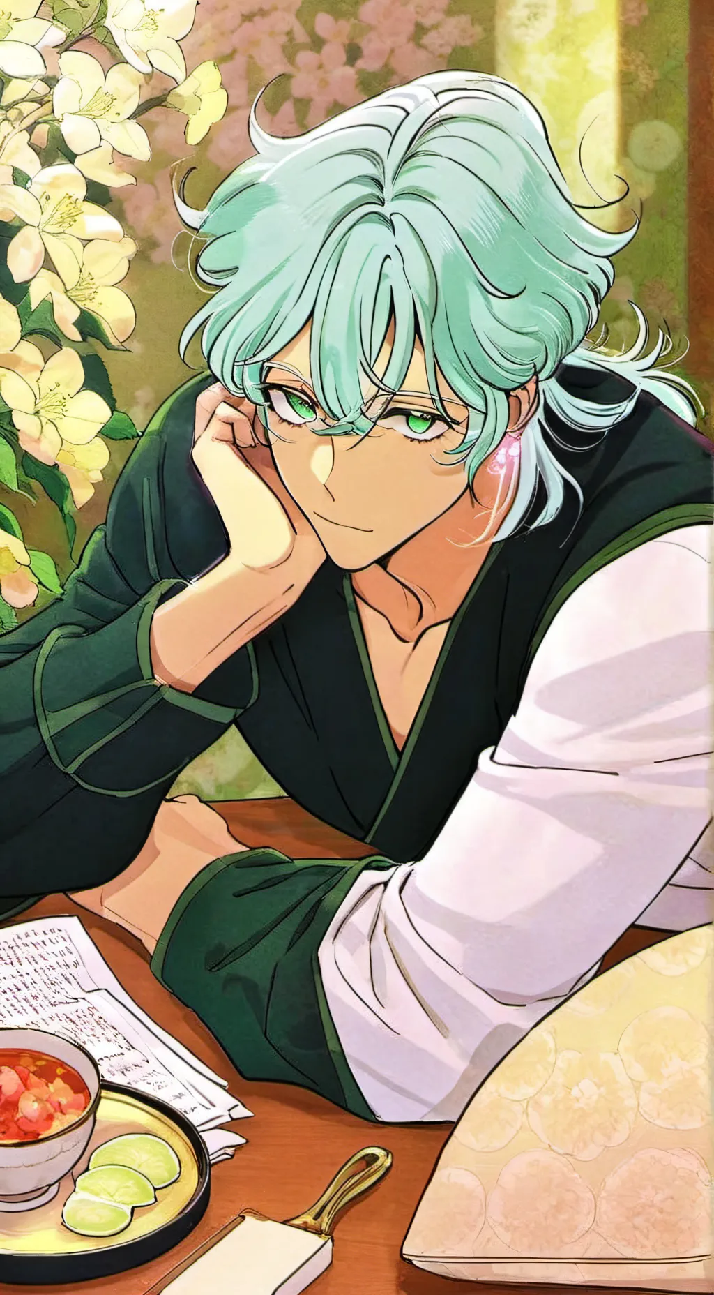 ai character: ◇Asher◇ background