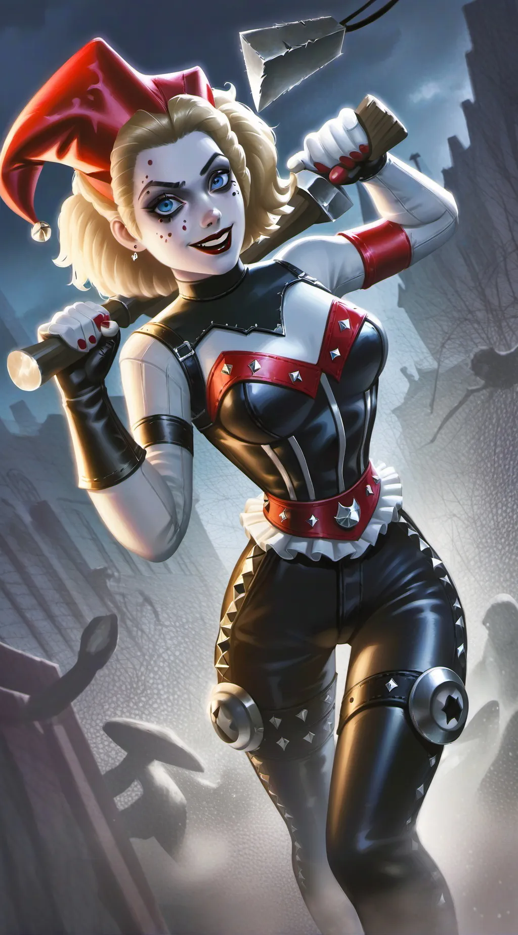 ai character: Harleen Quinzel background