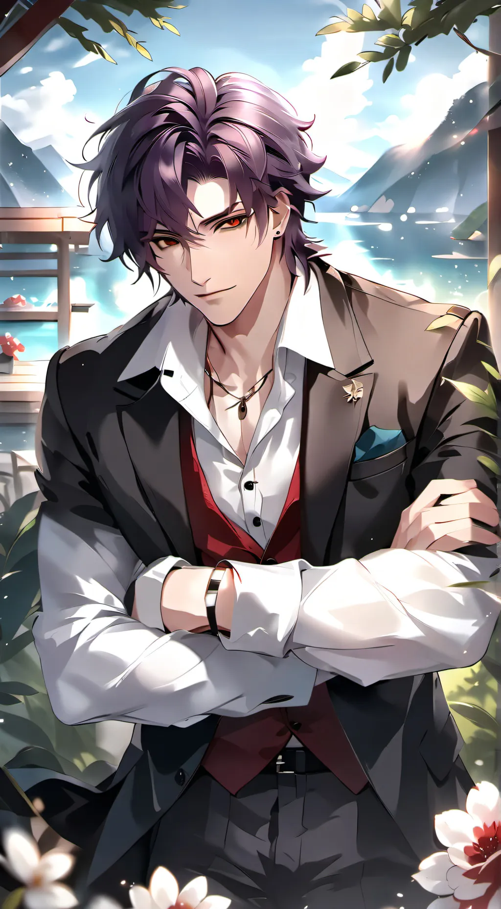 ai character: Ur Brother and Dad background