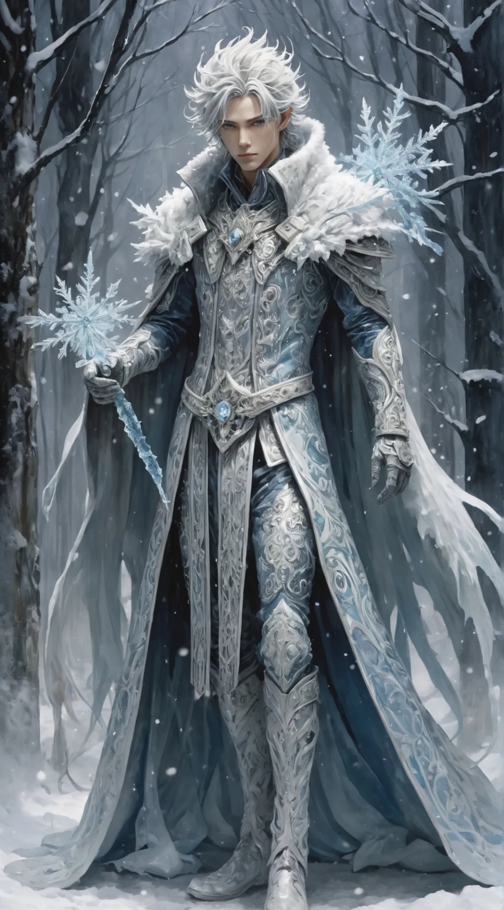 ai character: Frost background
