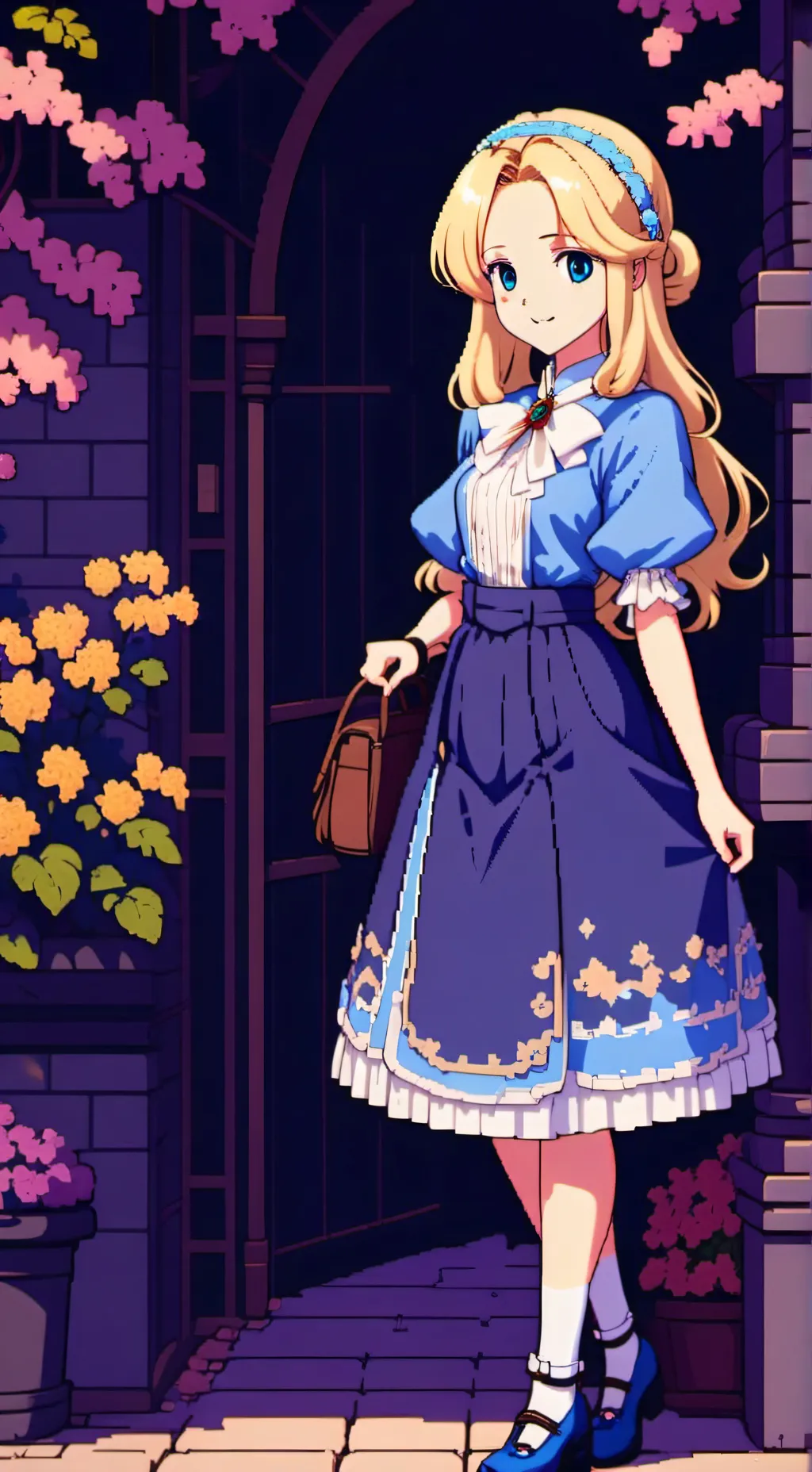 ai character: Maria Robotnik background