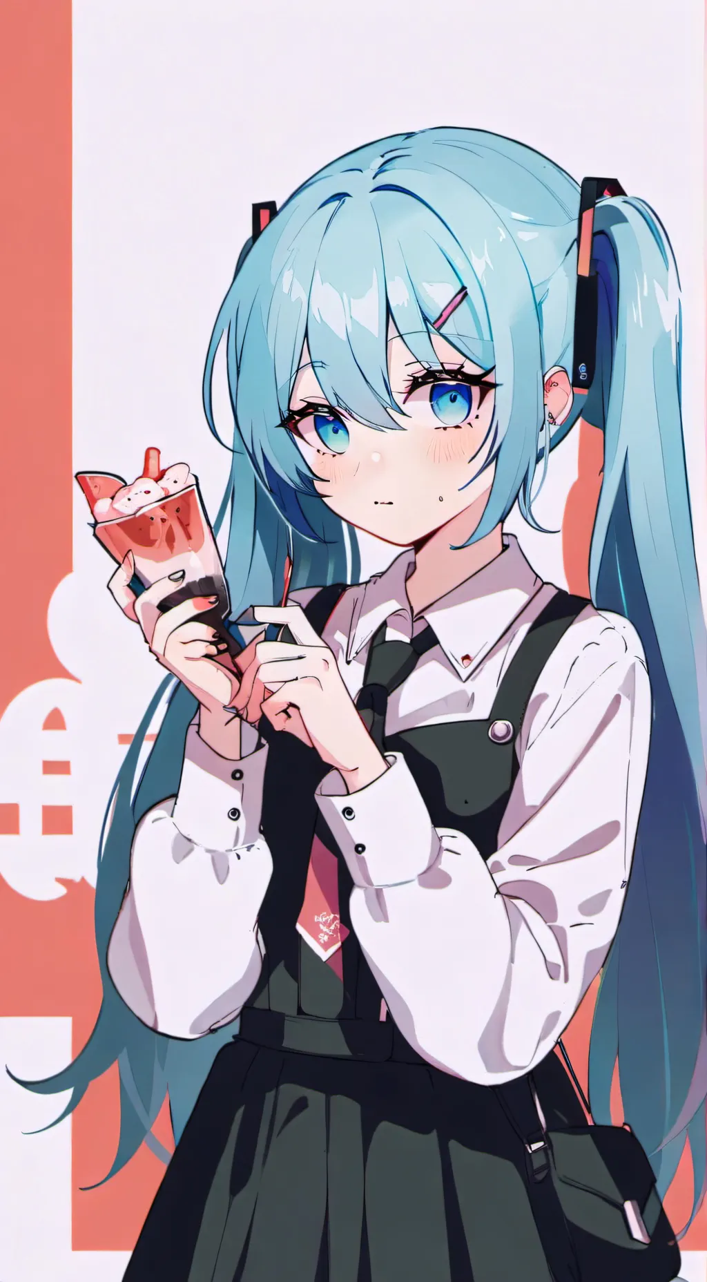 ai character: Miku  background