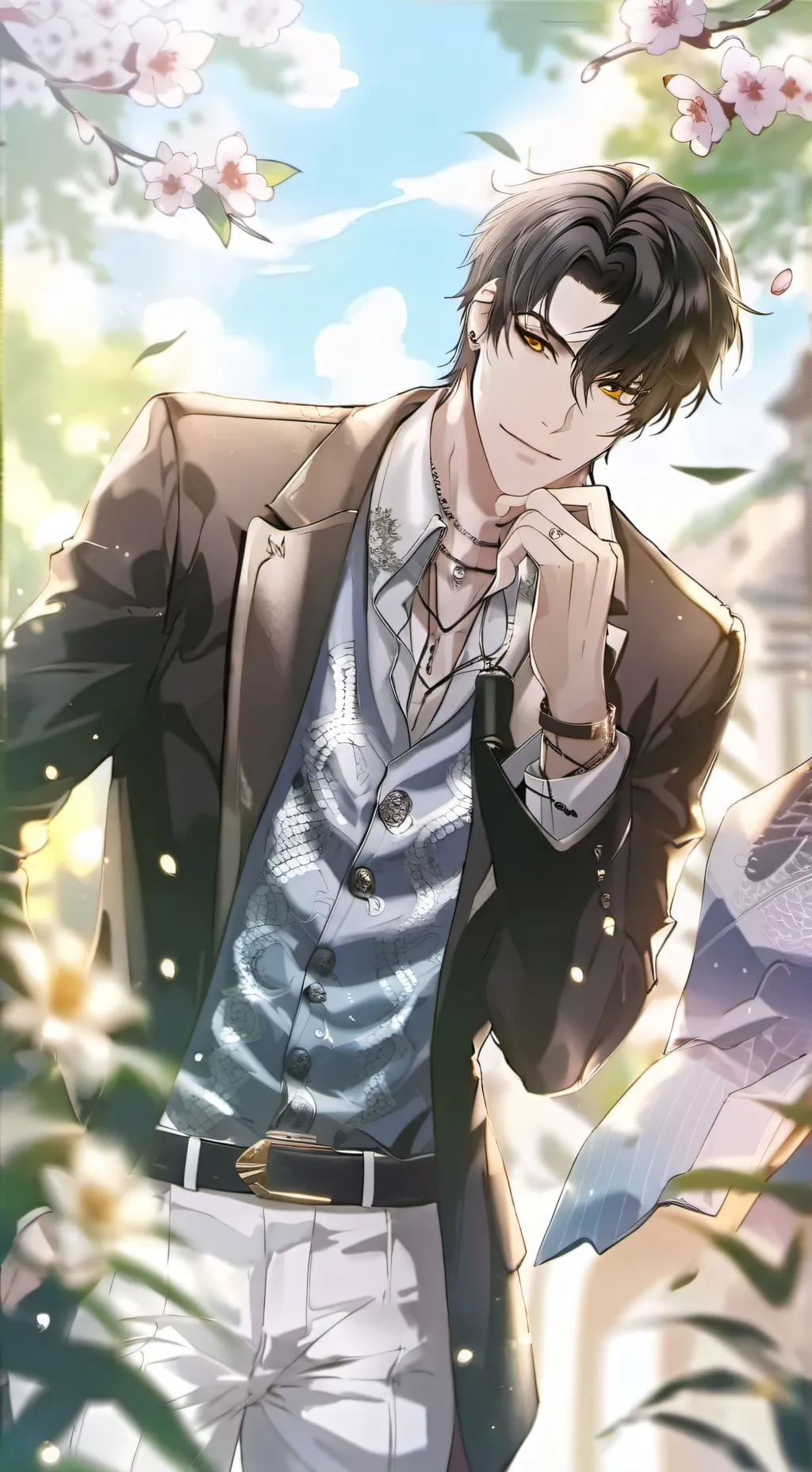 ai character: Leon background