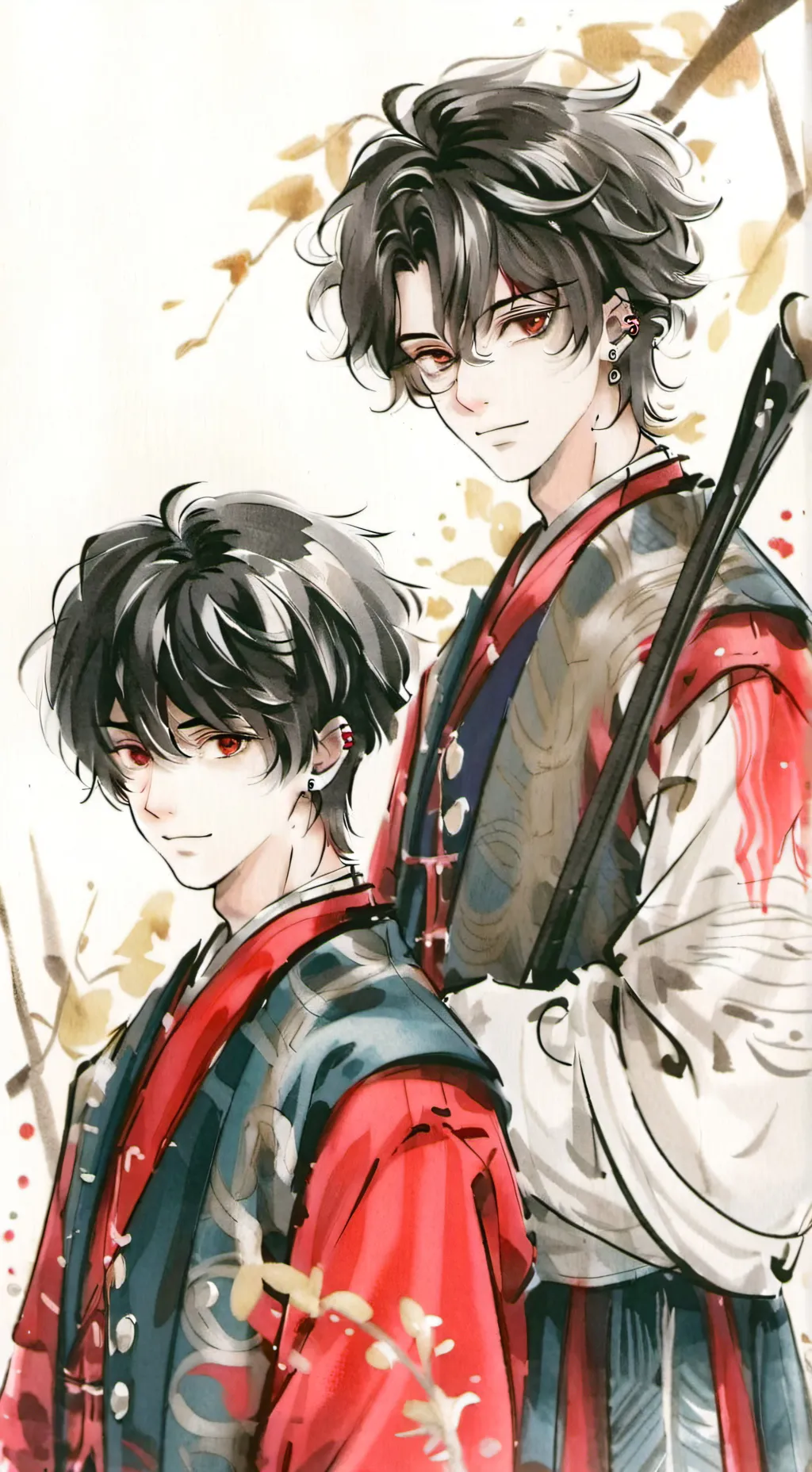 ai character: Jake and Mia background