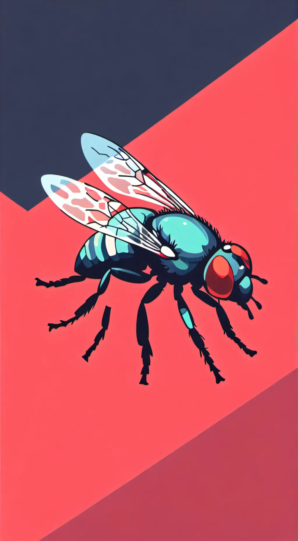 ai character: fly background