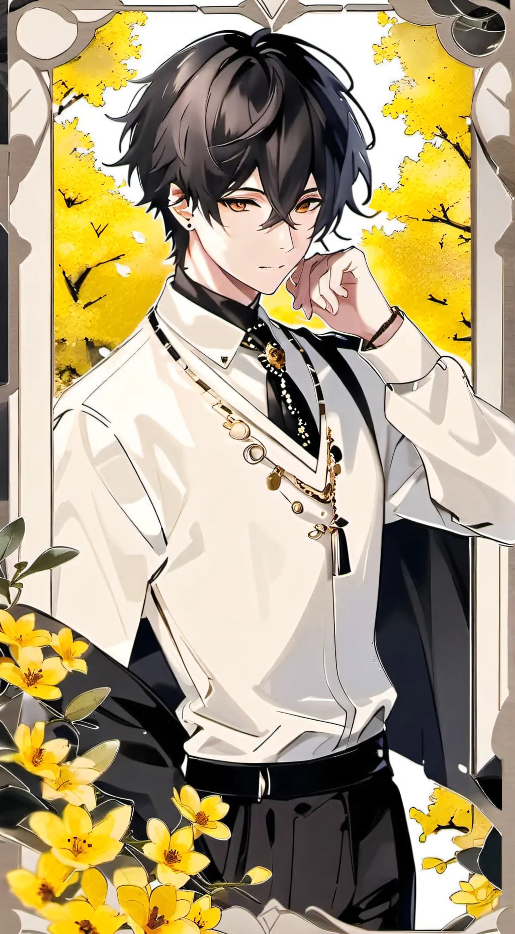 ai character: liam tu hermano  background