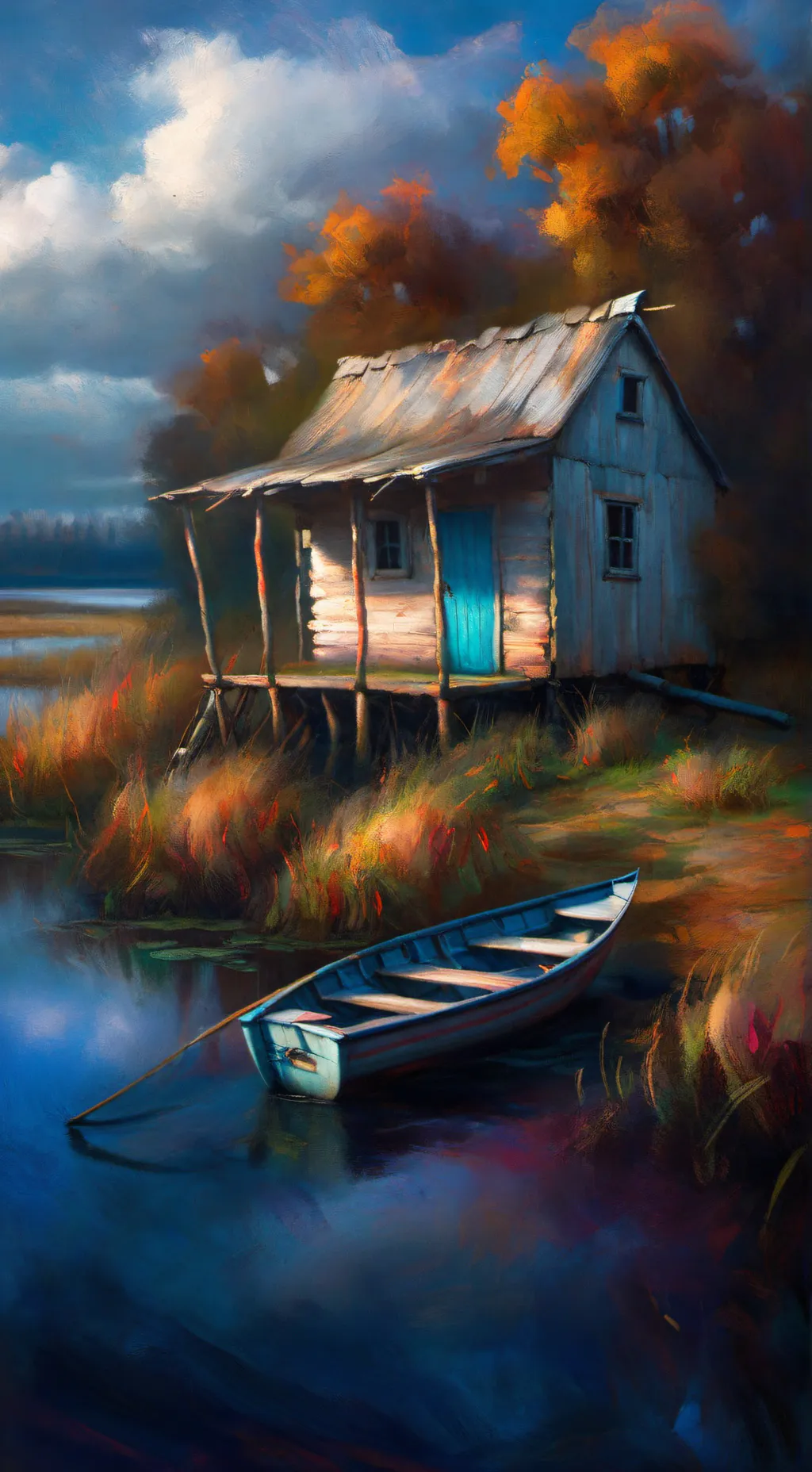 ai character: Mikael's Hut background