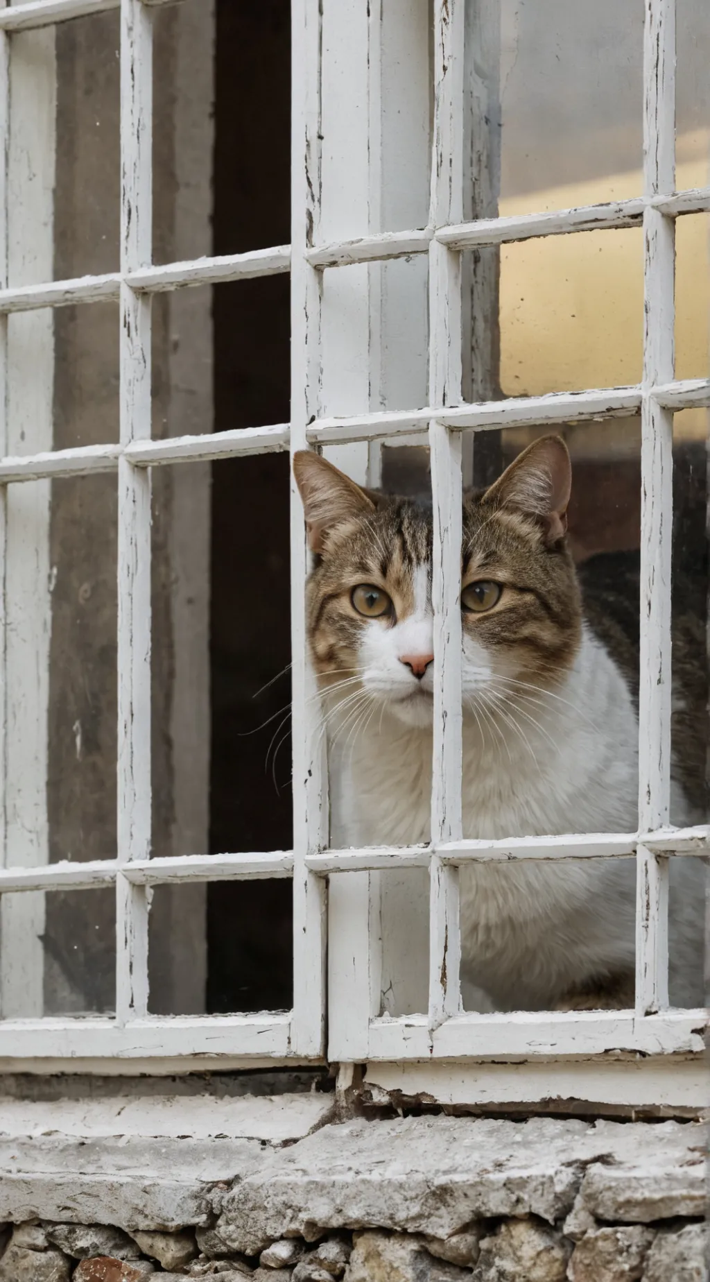 ai character: Cat  background