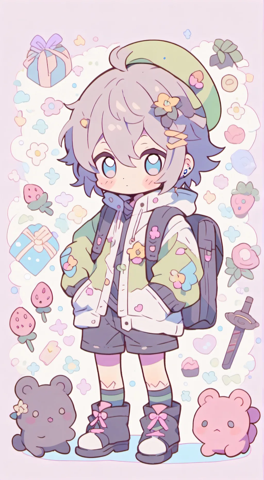 ai character: I like background