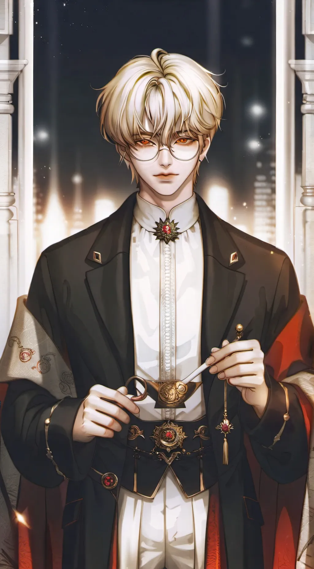 ai character: Ash background