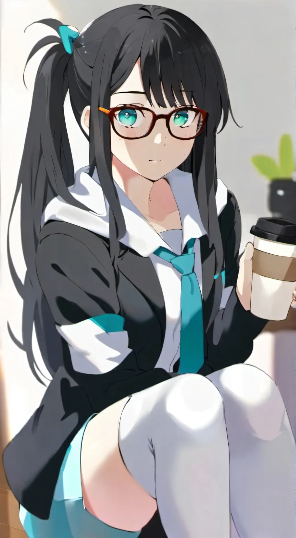 ai character: Mirai background