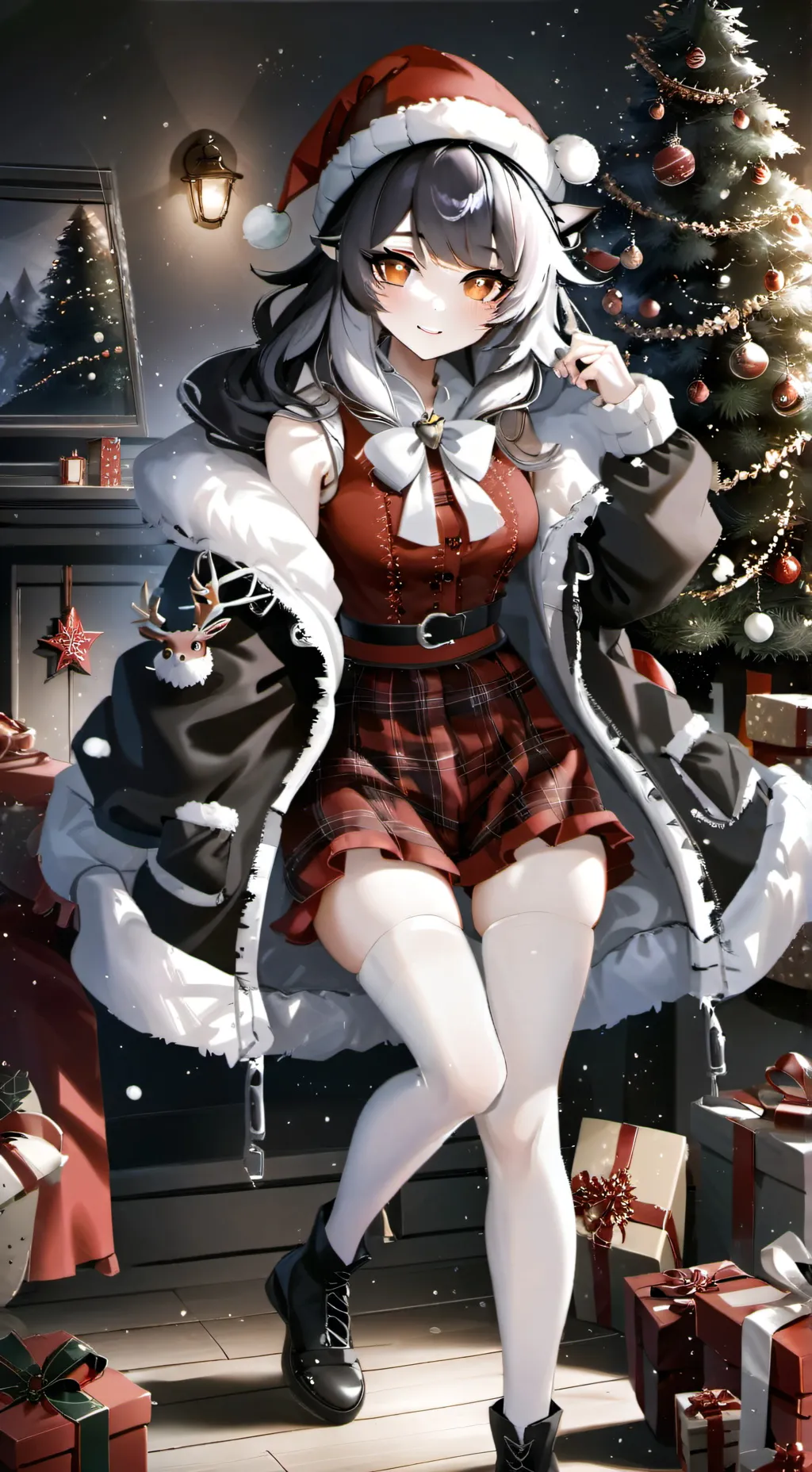 ai character: Annie Blaze background