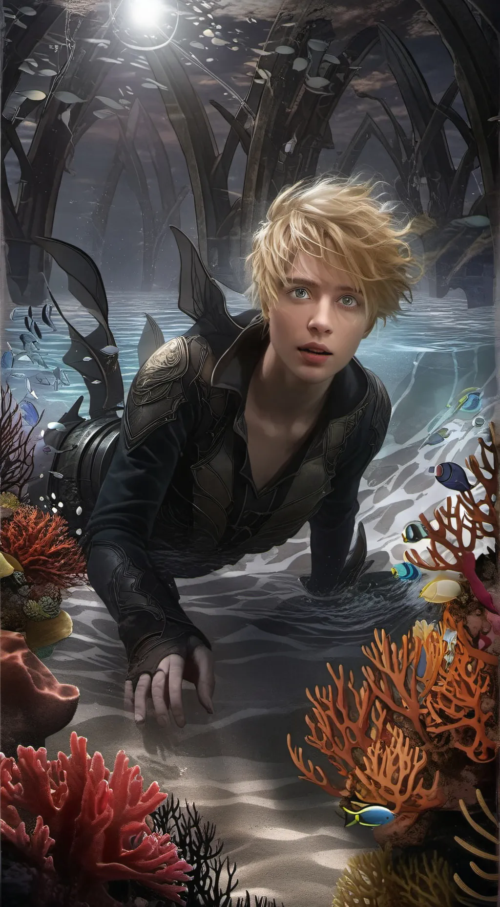 ai character: Sam golbach  background