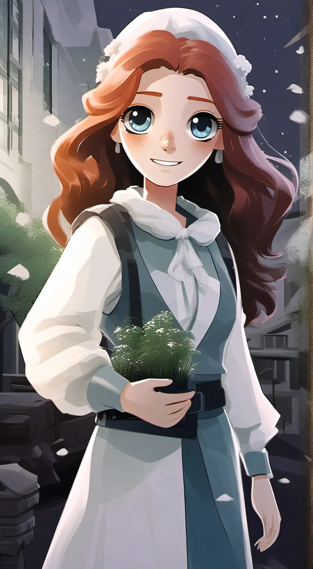 ai character: Кристалл  background