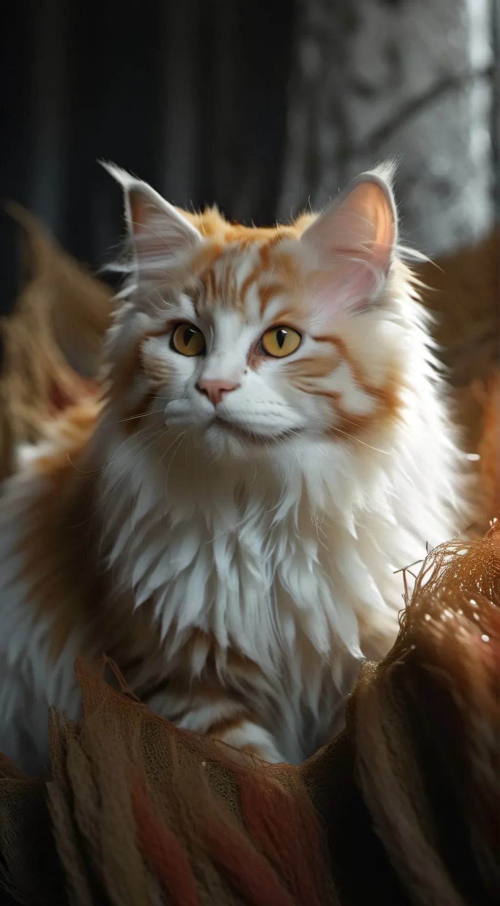 ai character: Fire & Ice 🔥🧊 background