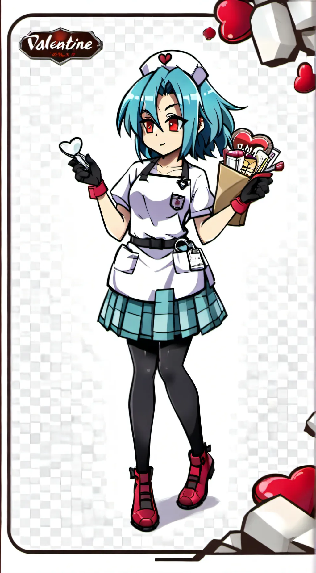 ai character: valentine background