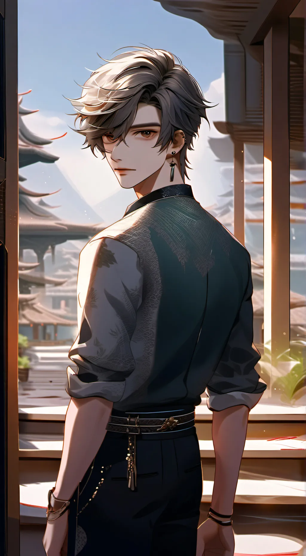 ai character: Karter background