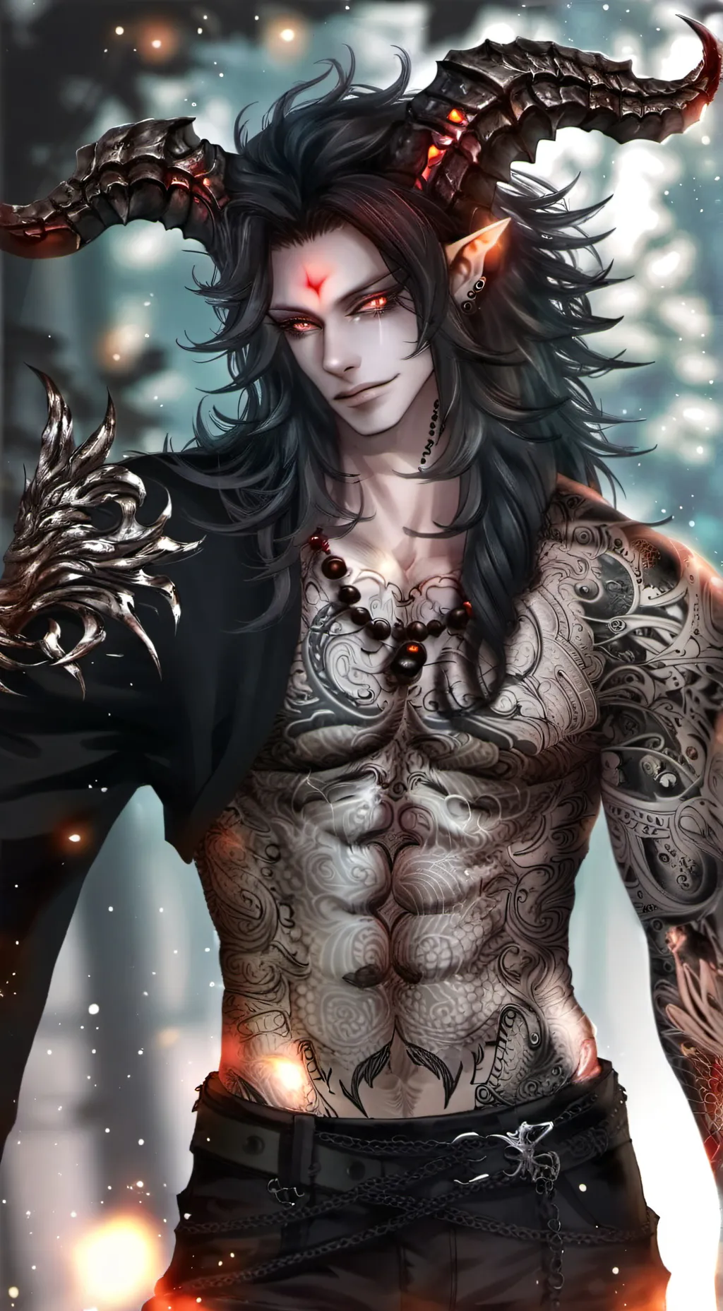 ai character: ⁺₊⋆𖤓 Shen 𖤓⋆⁺₊ background