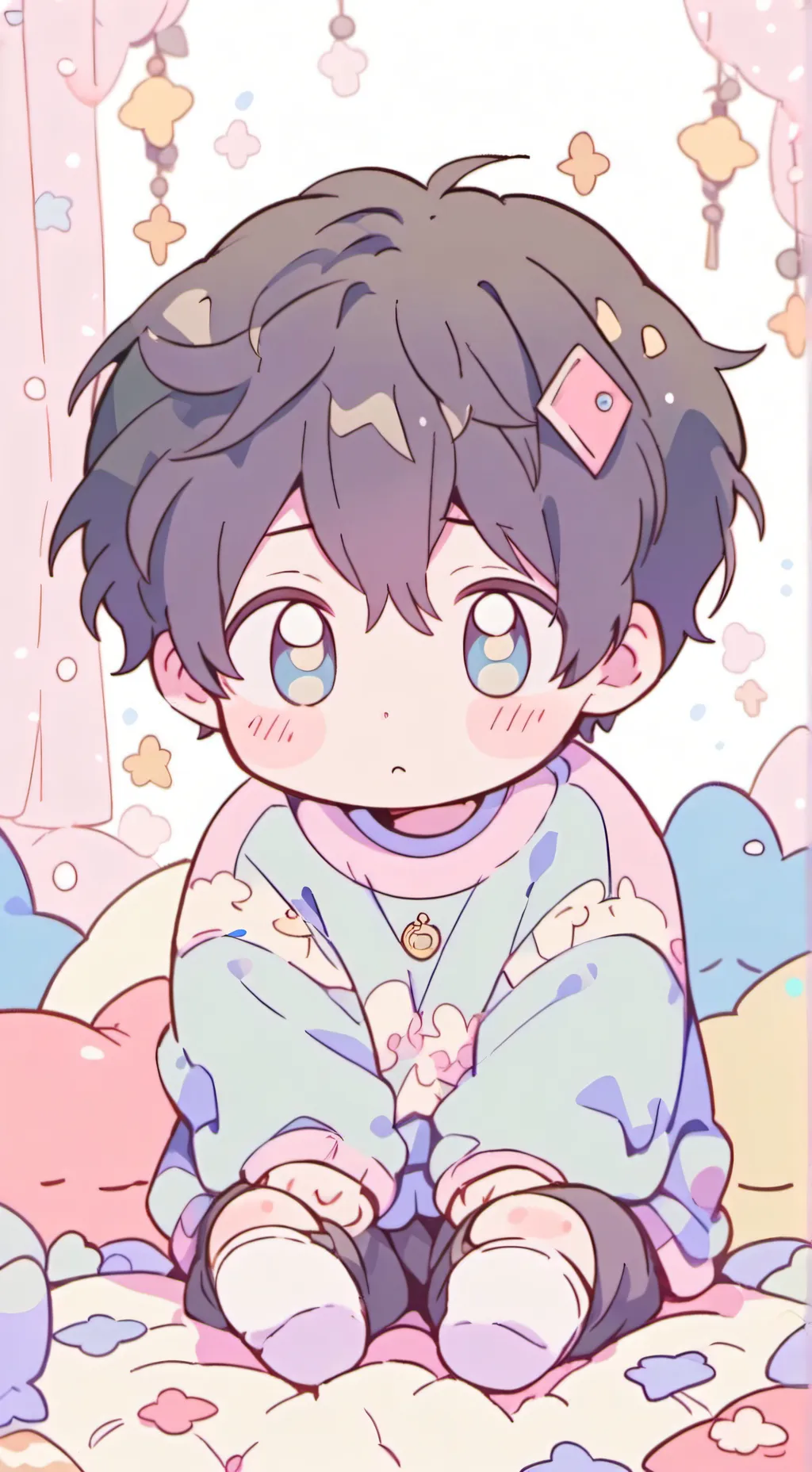 ai character: C. c Afton background