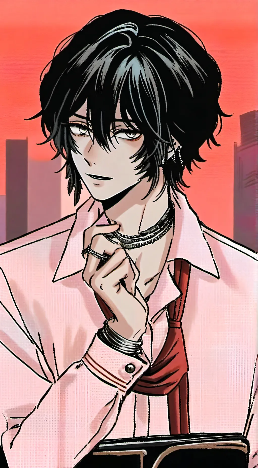 ai character: Leo🕷️ background