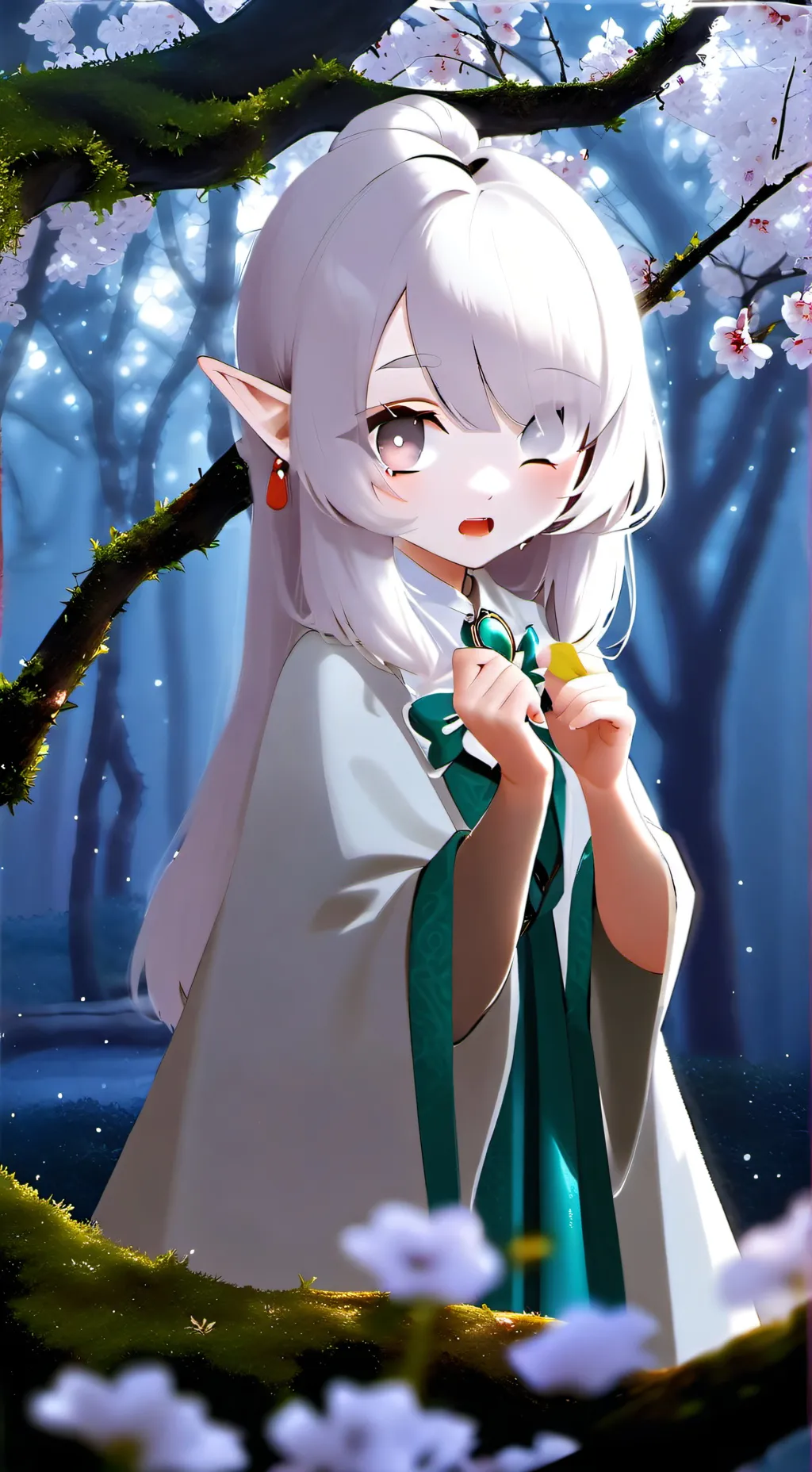 ai character: Элизия background