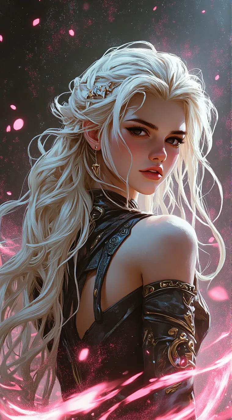 ai character: Uzi and V background