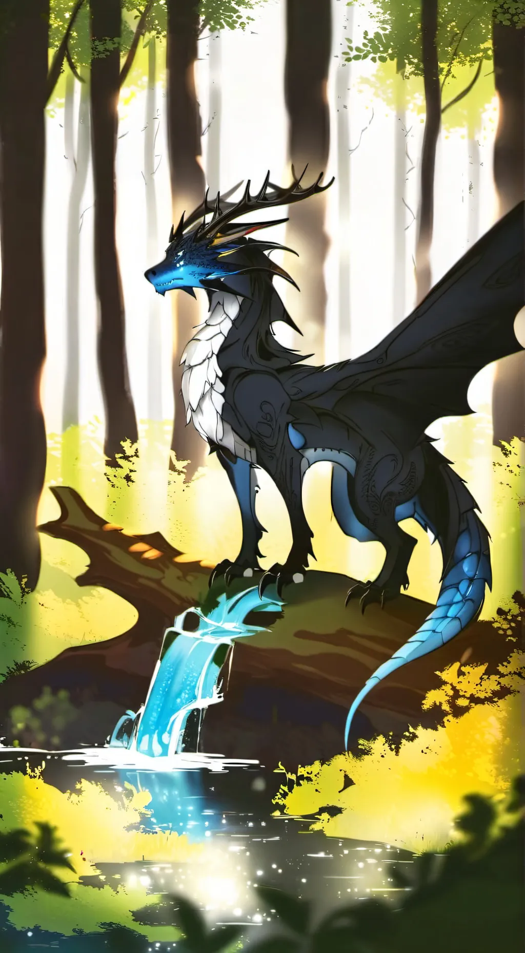 ai character: sucked into a game background