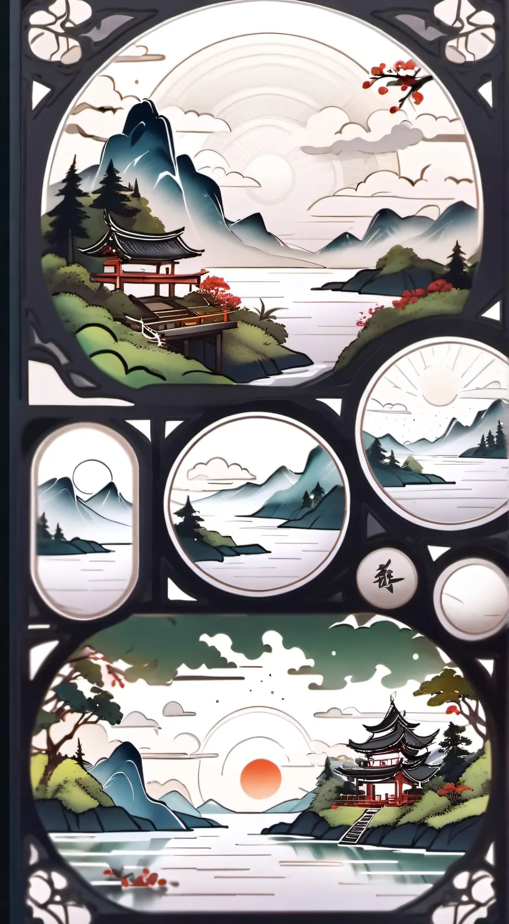 ai character: country balls background