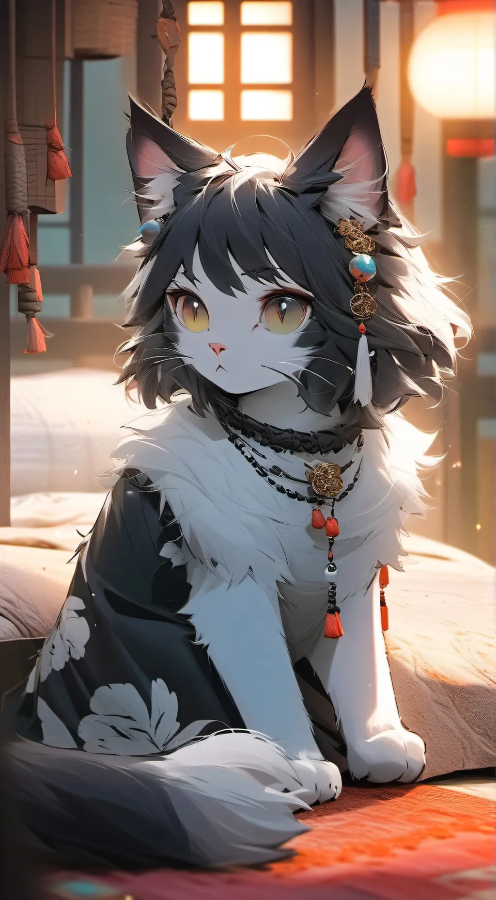 ai character: lynxy background