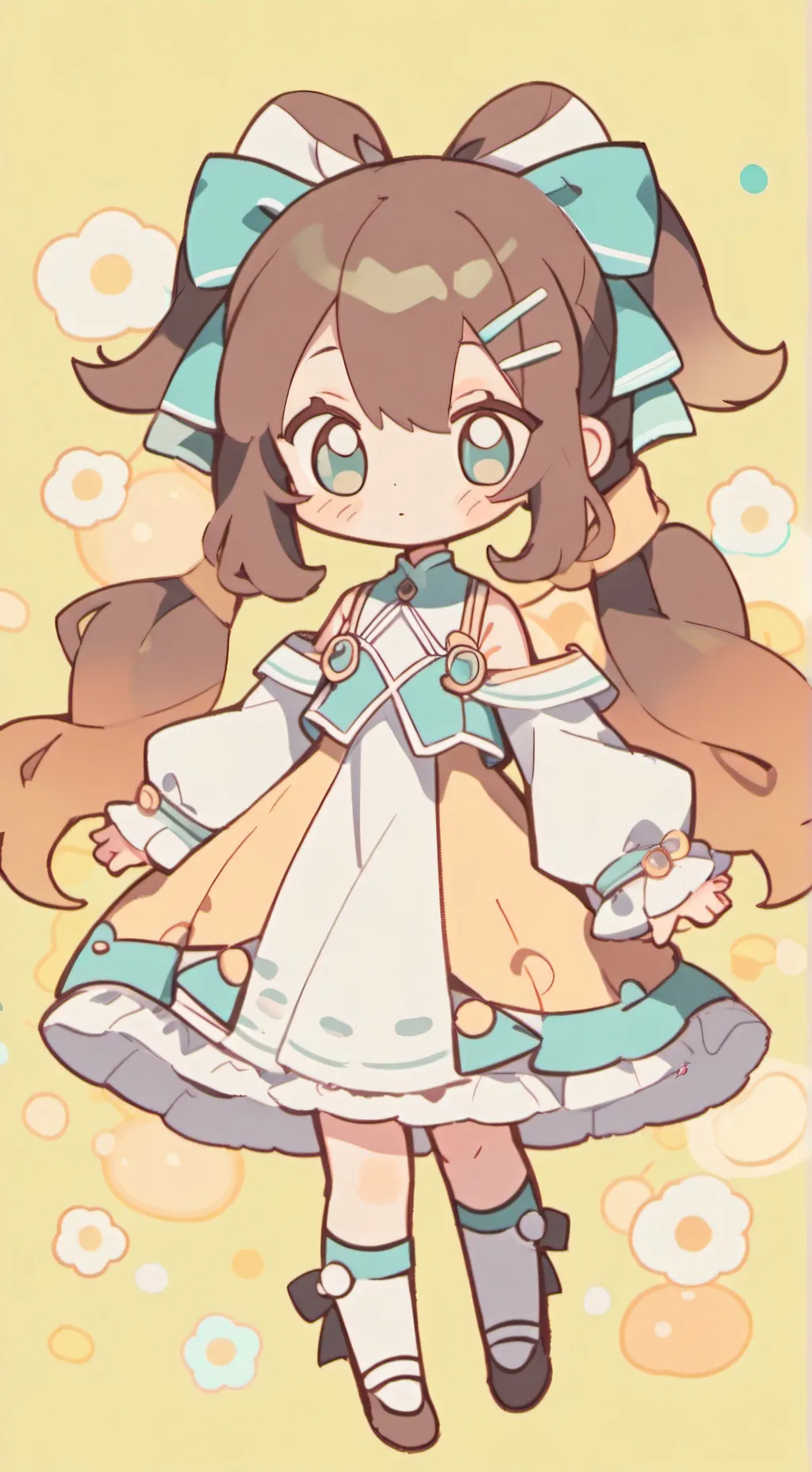 ai character: Ivory background