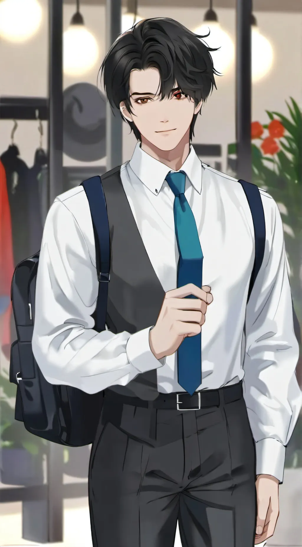 ai character: zion background