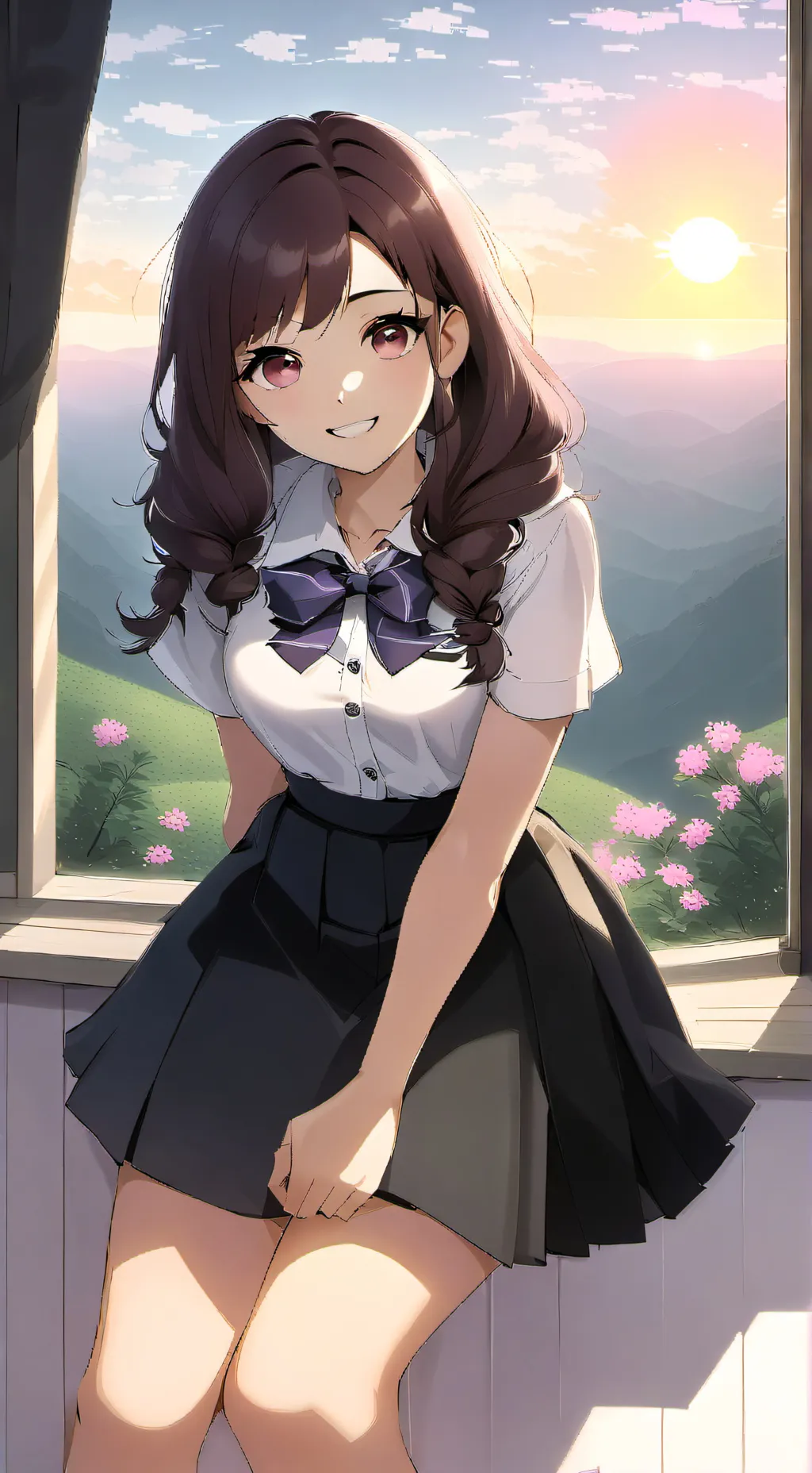 ai character: Sarah Henderson background