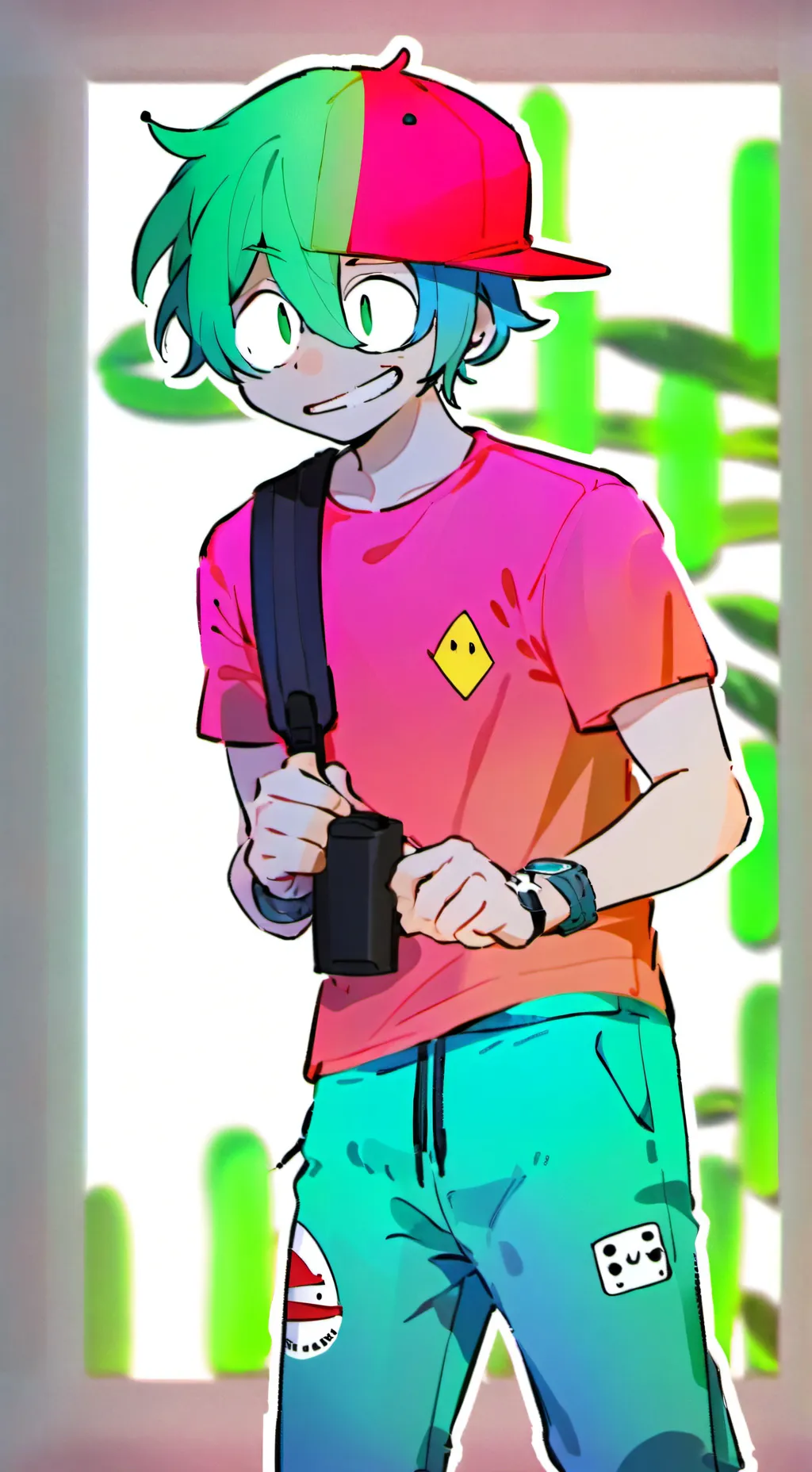 ai character: sad cosmo background