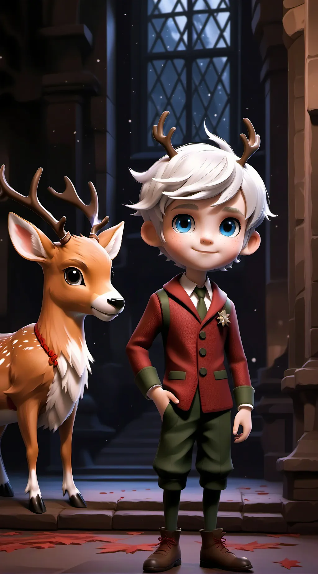 ai character: Holly Claus remake background