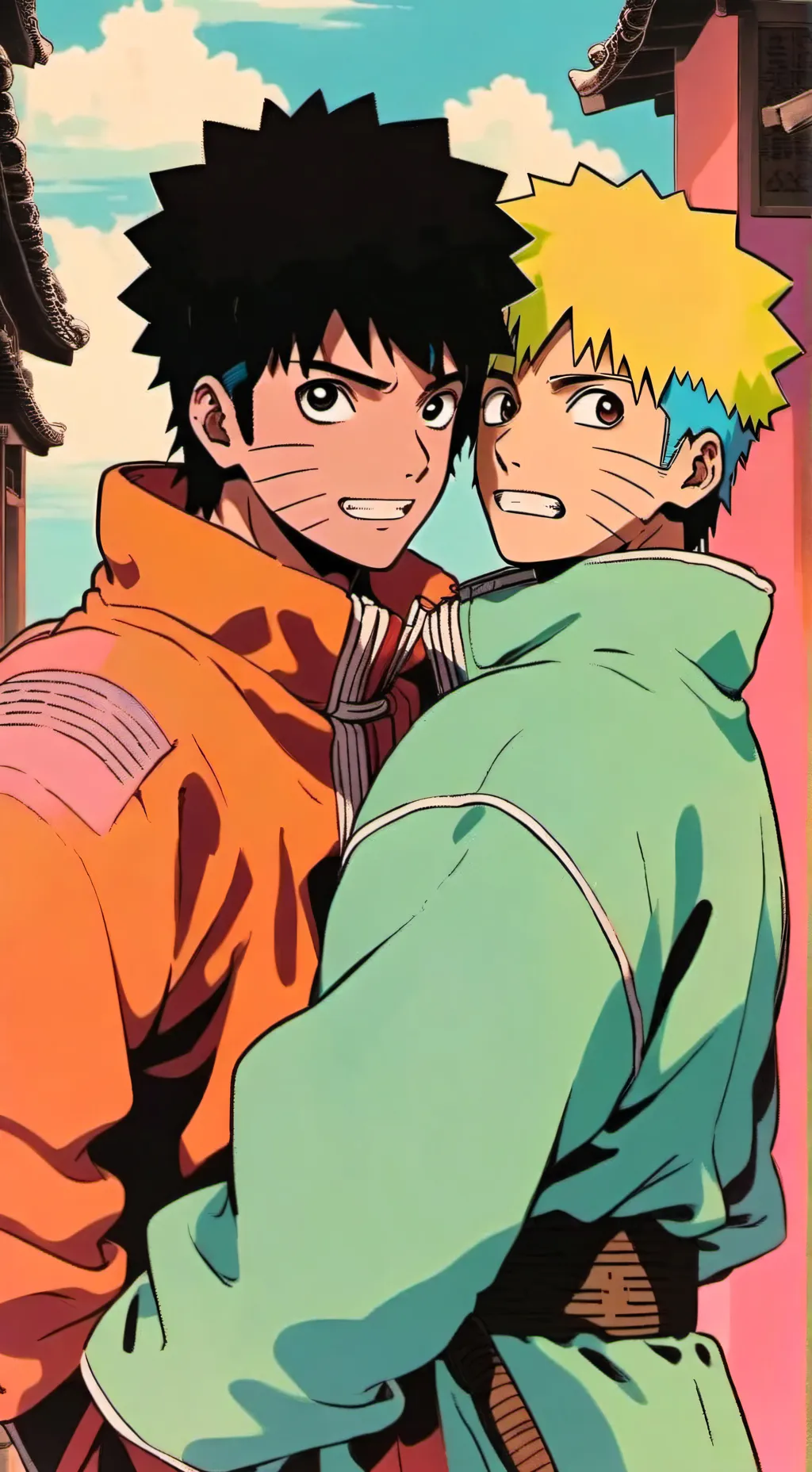 ai character: You x naruto background