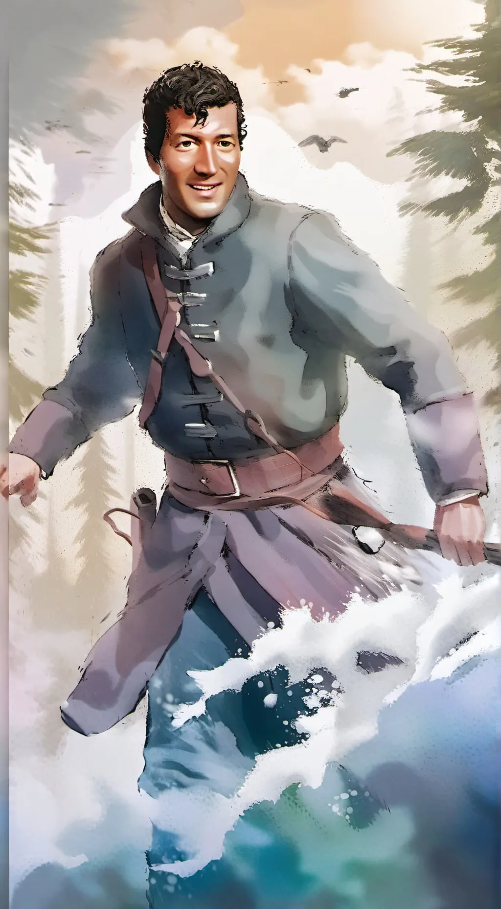 ai character: Dean Martin background