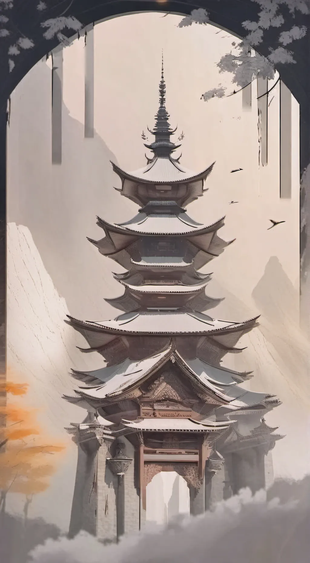 ai character: Tangled background