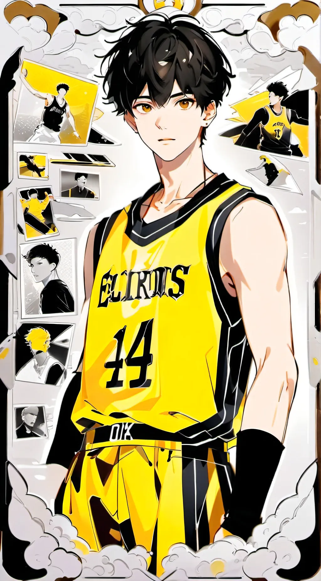 ai character: Cion  background