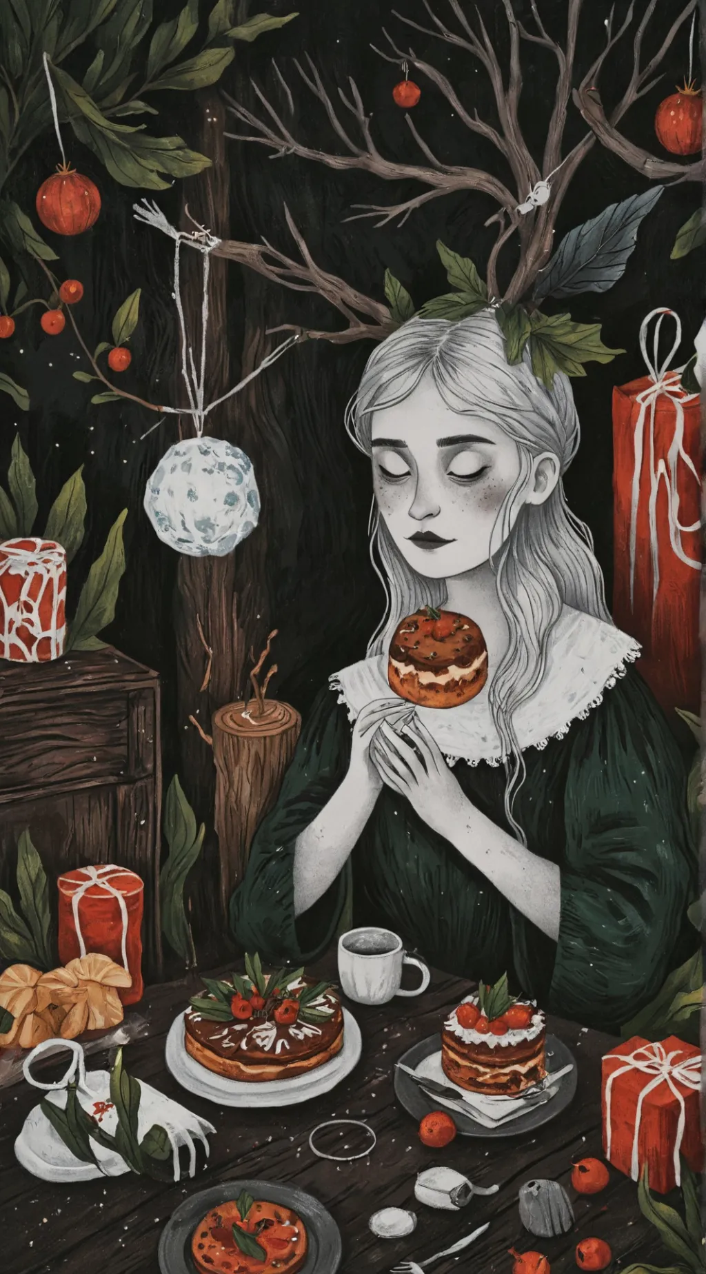 ai character: Worst Christmas  background