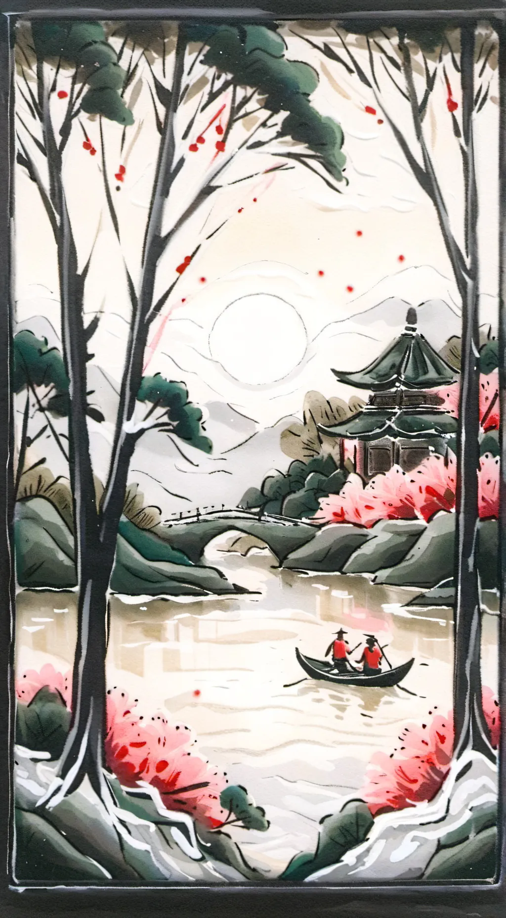 ai character: Dan da Dan  background