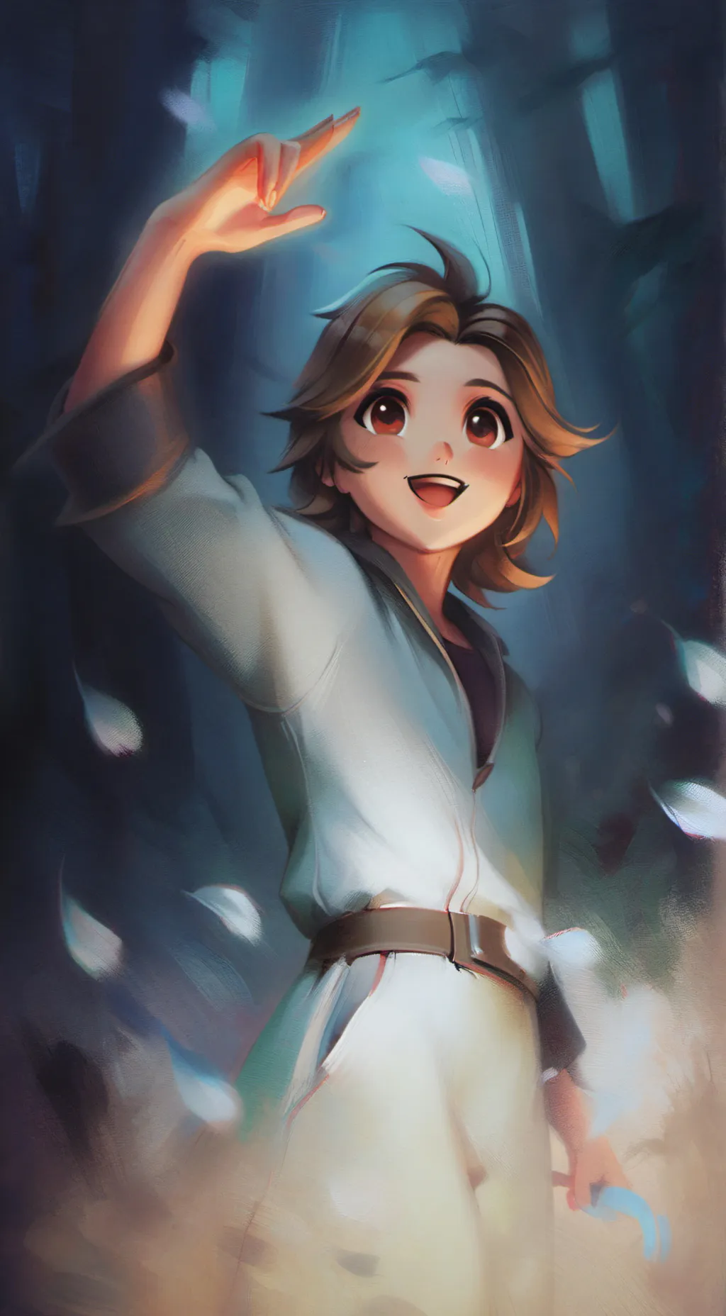 ai character: Daisuke  background