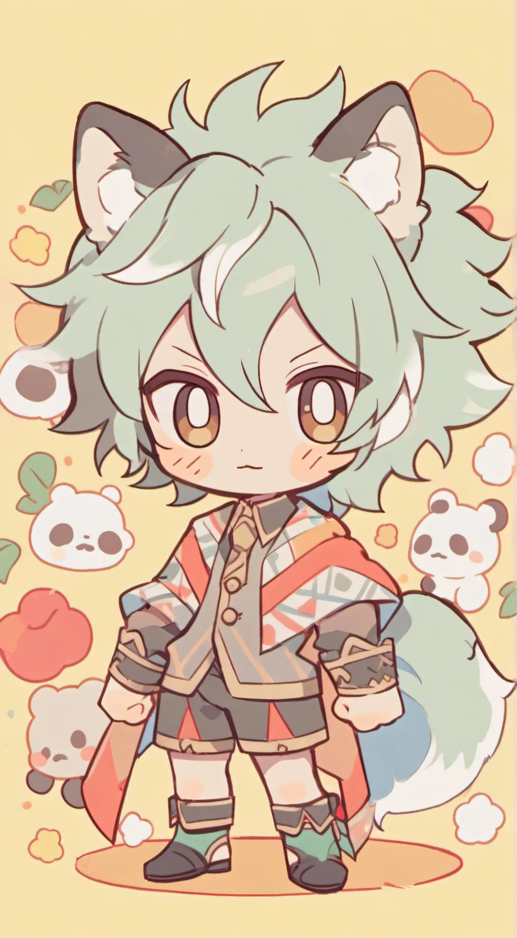 ai character: valentino  background