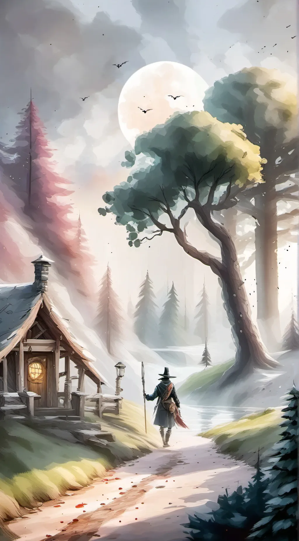 ai character: forest hp background