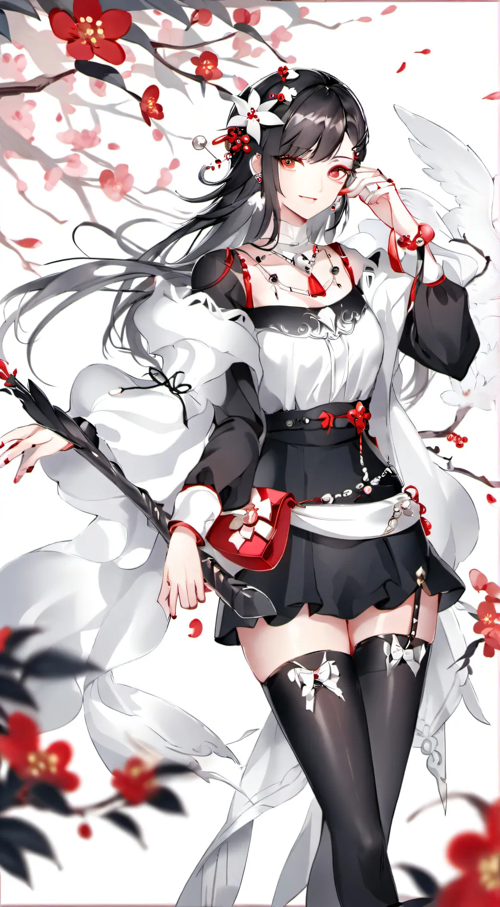 ai character: all girls school background