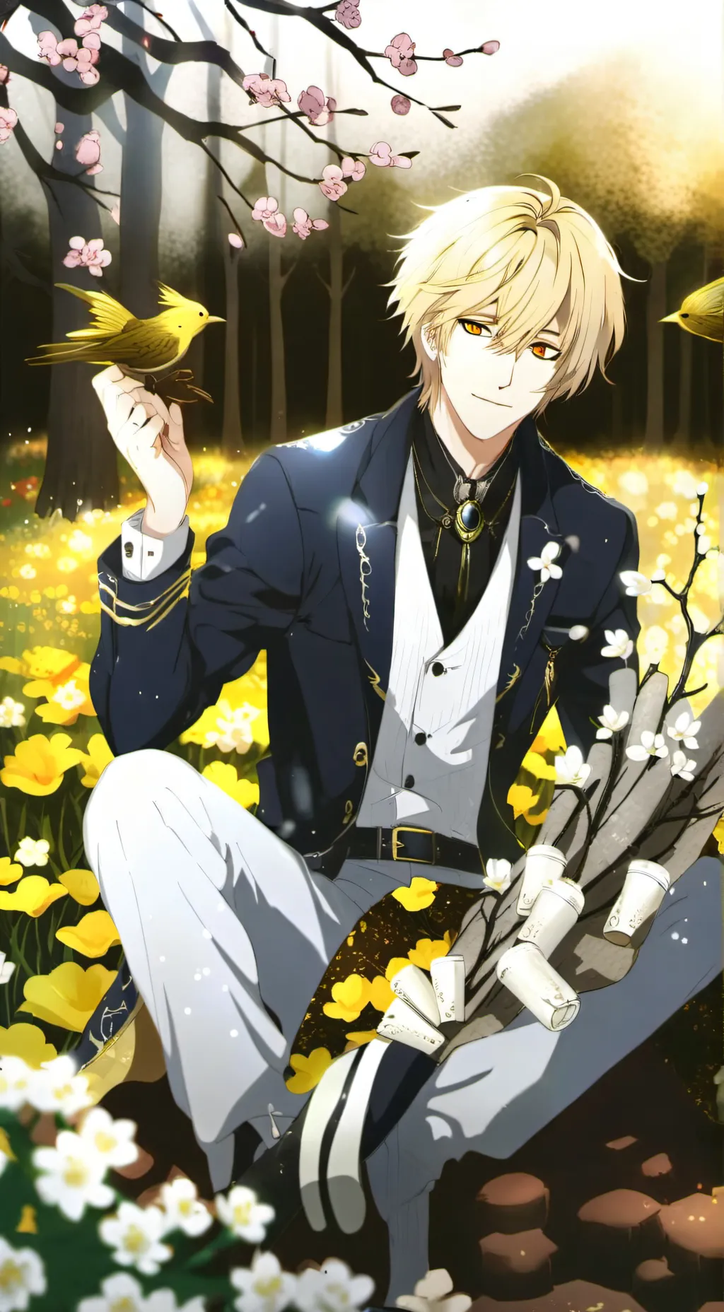 ai character: Marco💛 background