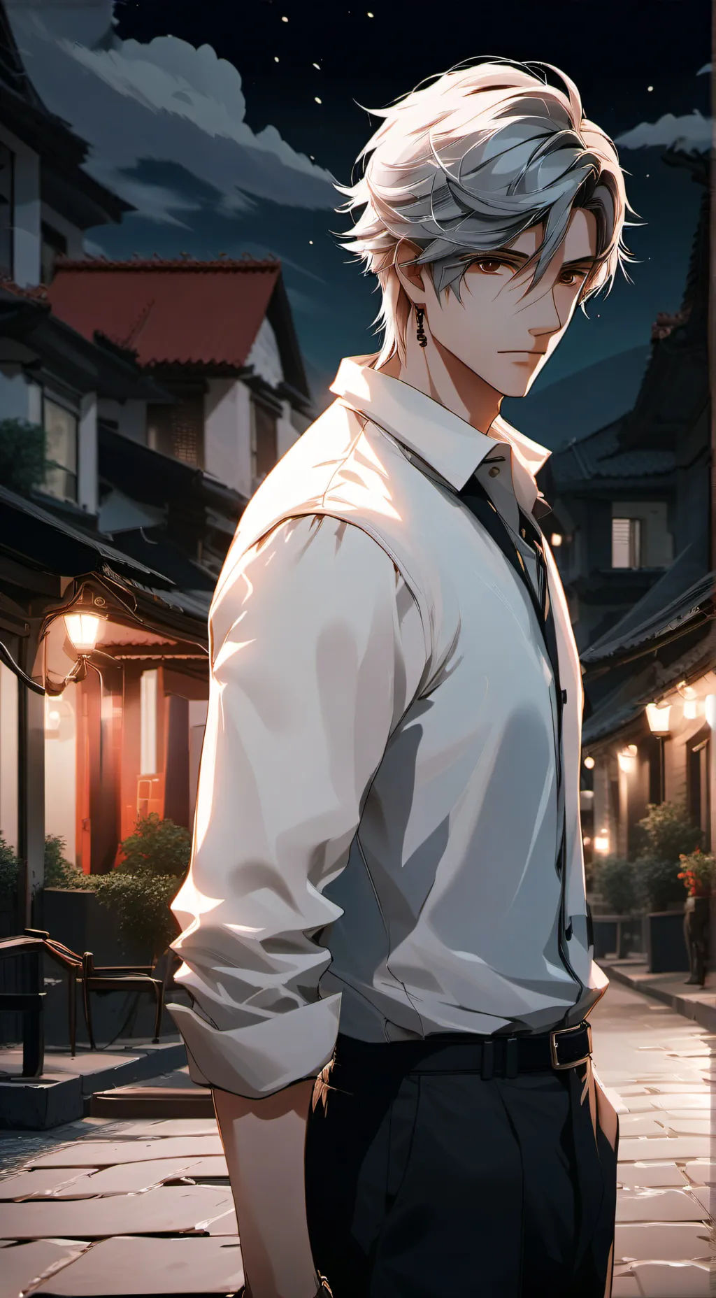 ai character: Daniel  background