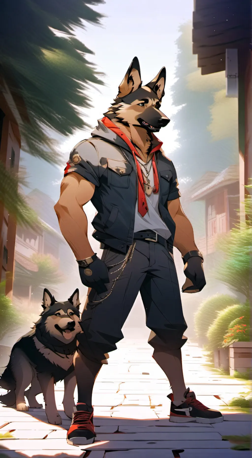 ai character: Dox background